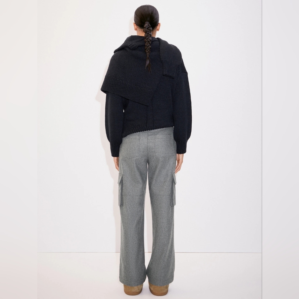 MANGO Wool blend cargo pants - Picture 5 of 5